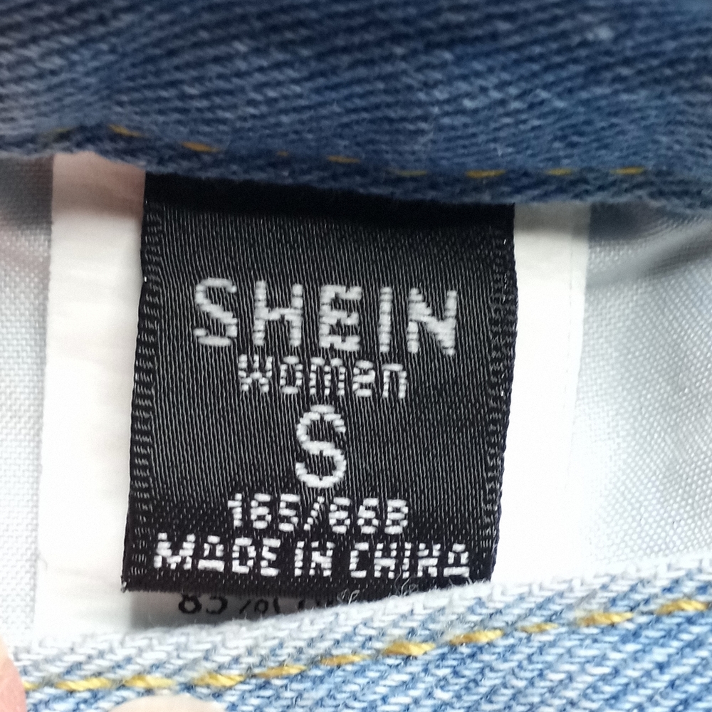 SHEIN Hi Rise Jean Shorts - Picture 5 of 6